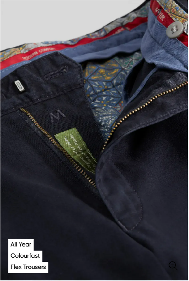 Meyer Oslo Chino Navy 9-316-18/-5